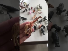 Дикая природа Модель животных Игрушки 6 PCS Волк фигуры Семейные вечеринки